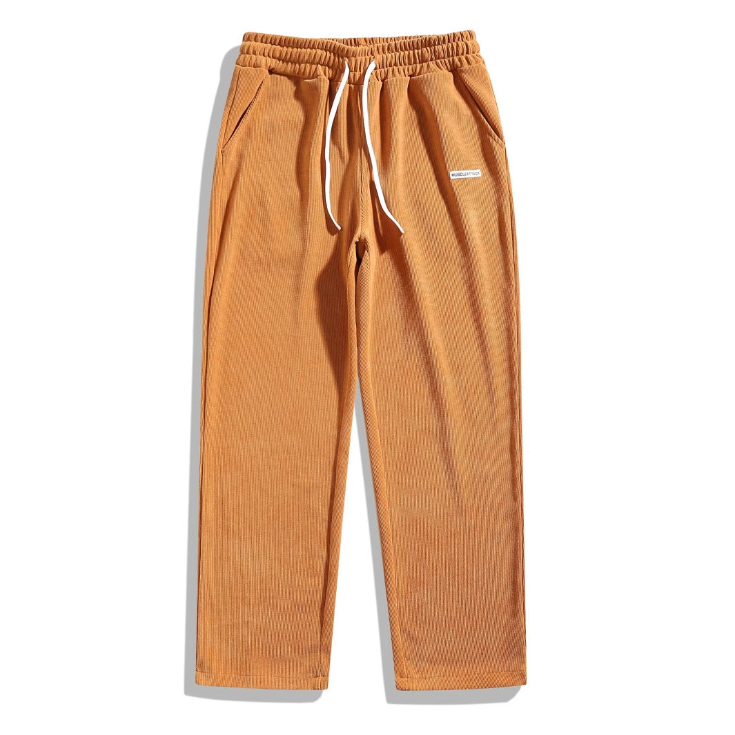 Kenrick - Pantalon droit en velours pour hommes