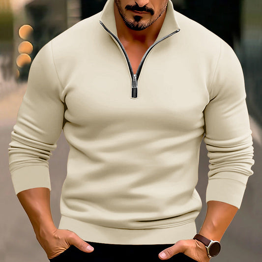 Billy - Fashionable sweater with zipper for men