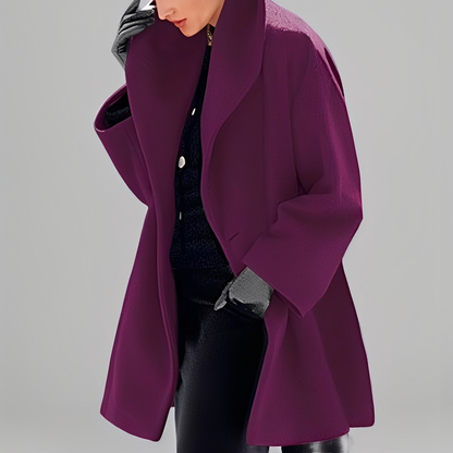 Natalia - Veste ample et tendance en laine pour femmes