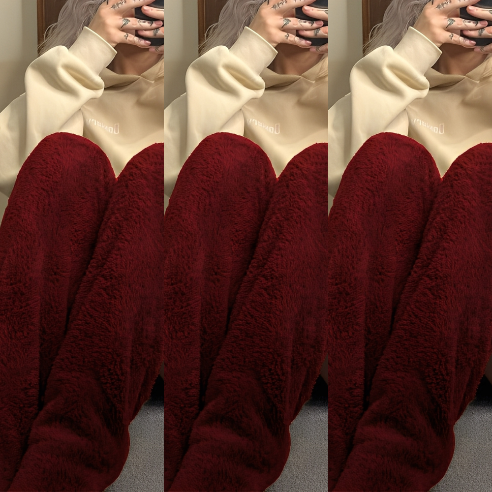 Camellia - Chaussettes longues et chaudes pour l'hiver pour femmes