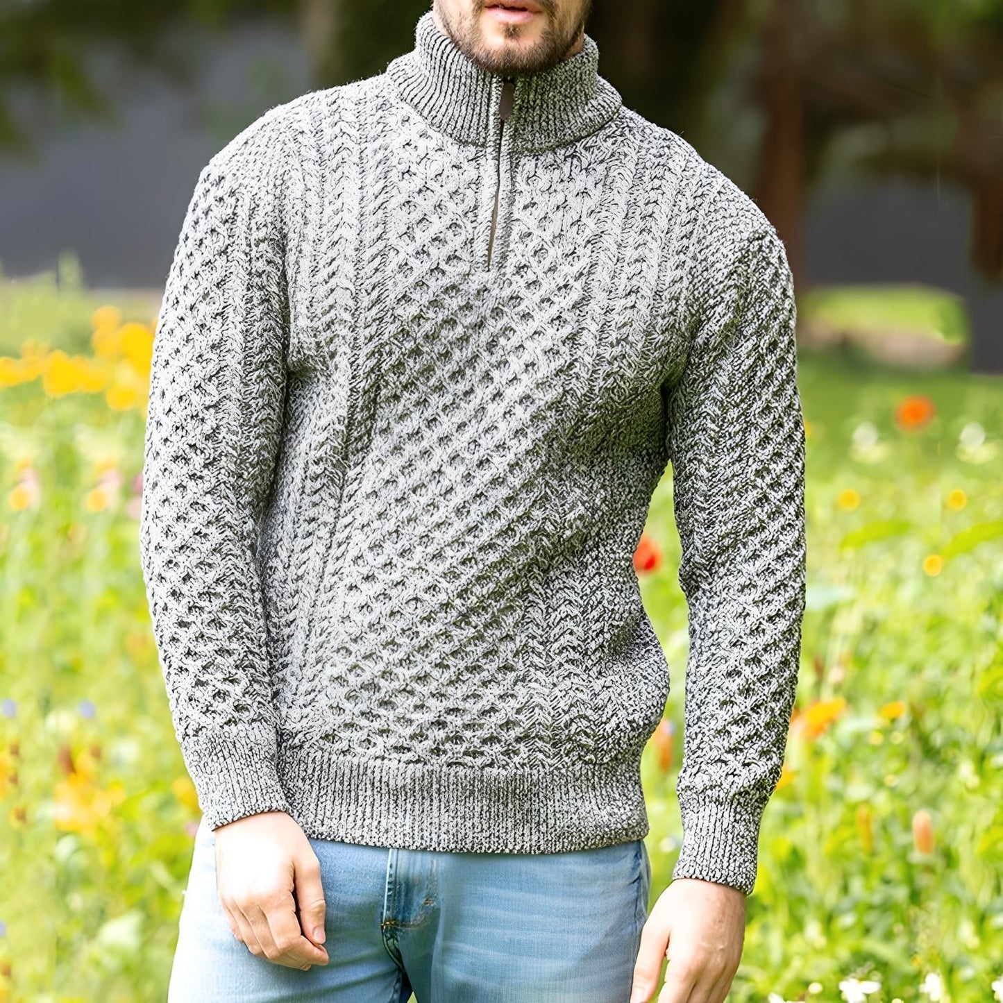 Henry - Elegant and loose sweater for men