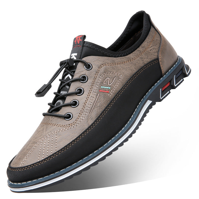 Aaron - Chaussures pour hommes en cuir antidérapant