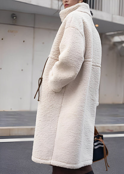Noelene - Manteau chaud en laine ample pour dames