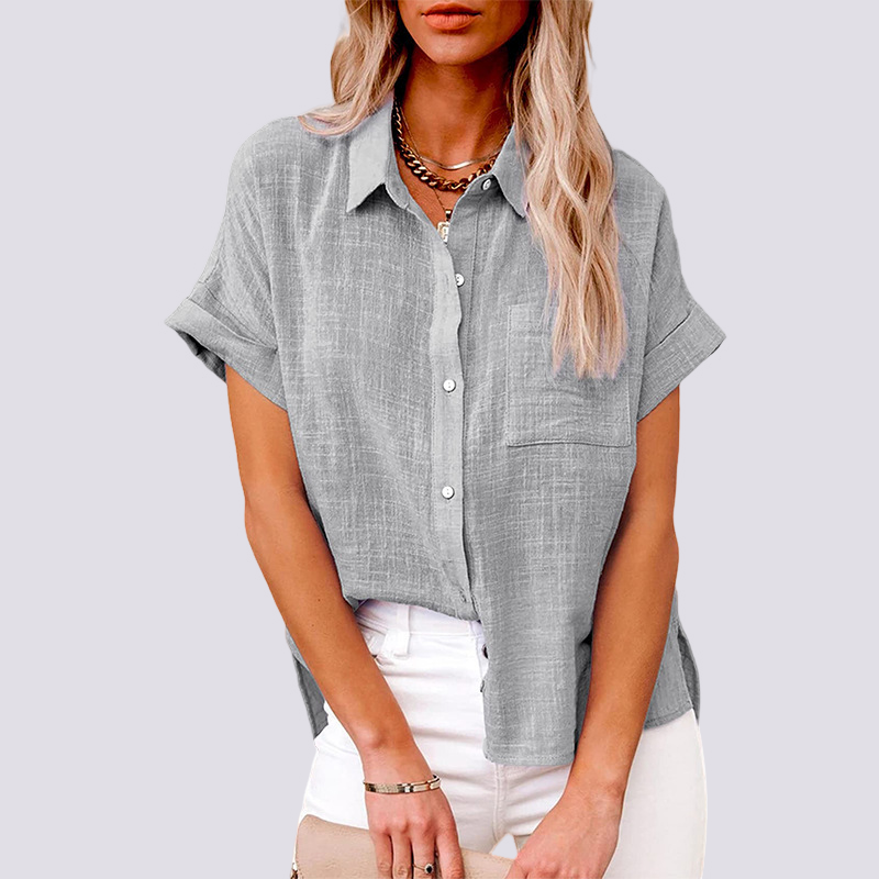 Nicole - Blouse à manches courtes avec poche