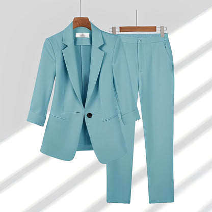Andrea - Tenue chic de blazer et pantalon pour dames