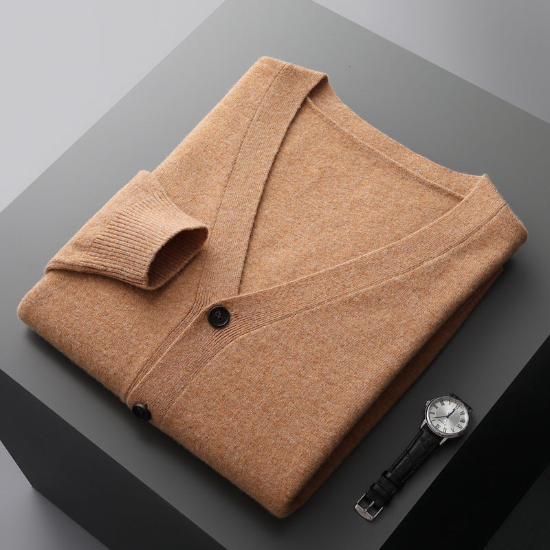 Anton - Fashionable wool sweater for men