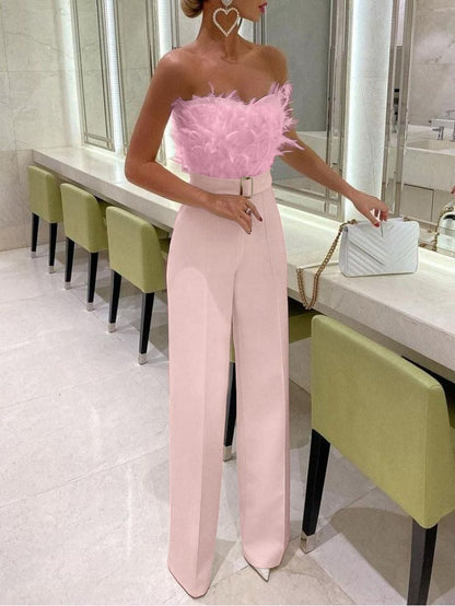 StyleLeap - Combinaison Élégante avec Haut Bustier