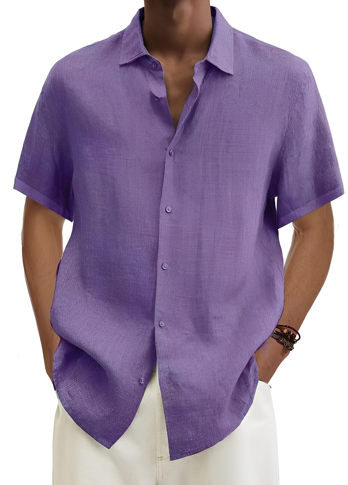 Richard - Chemise décontractée à boutons pour hommes