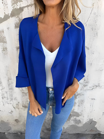 Angelle - Blazer en daim chic et relax pour femmes