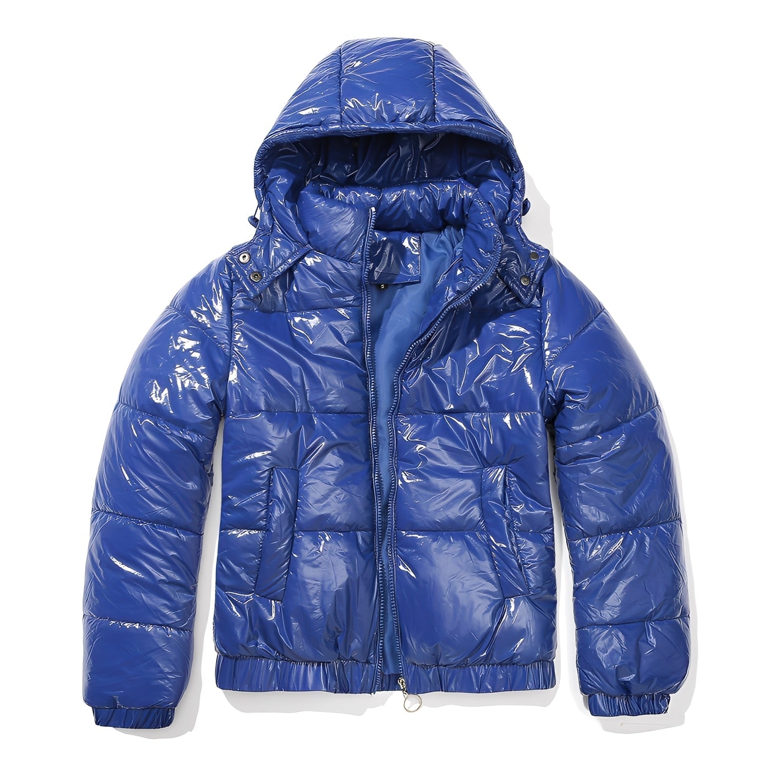 Yazmin - Une veste épaisse et brillante pour femmes avec capuche