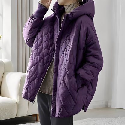 Abigail - Manteau d'hiver rembourré avec fermeture éclair pour femmes