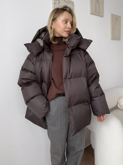 Loreen - Veste pour femmes, chaude, matelassée et ample