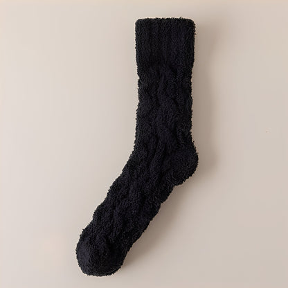 Neely - Chaussettes unisexes en polaire de velours chaudes