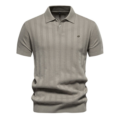 Paxton - Polo en laine mérinos pour hommes, style décontracté