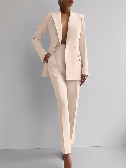 Nydia - Ensemble blazer et pantalon slim-fit pour femmes