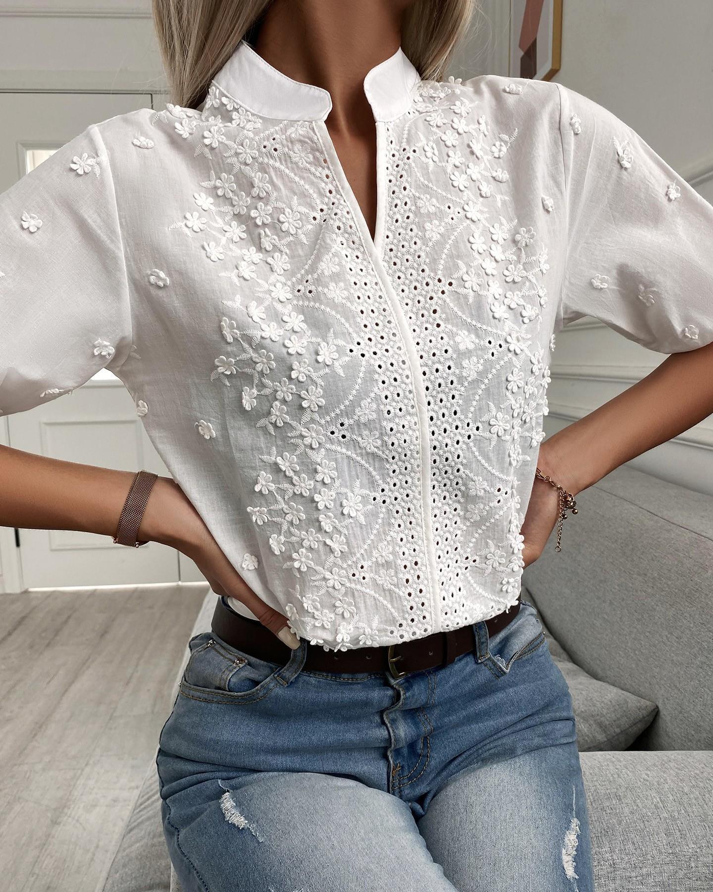 Abby - Blouse élégante à manches larges pour femmes