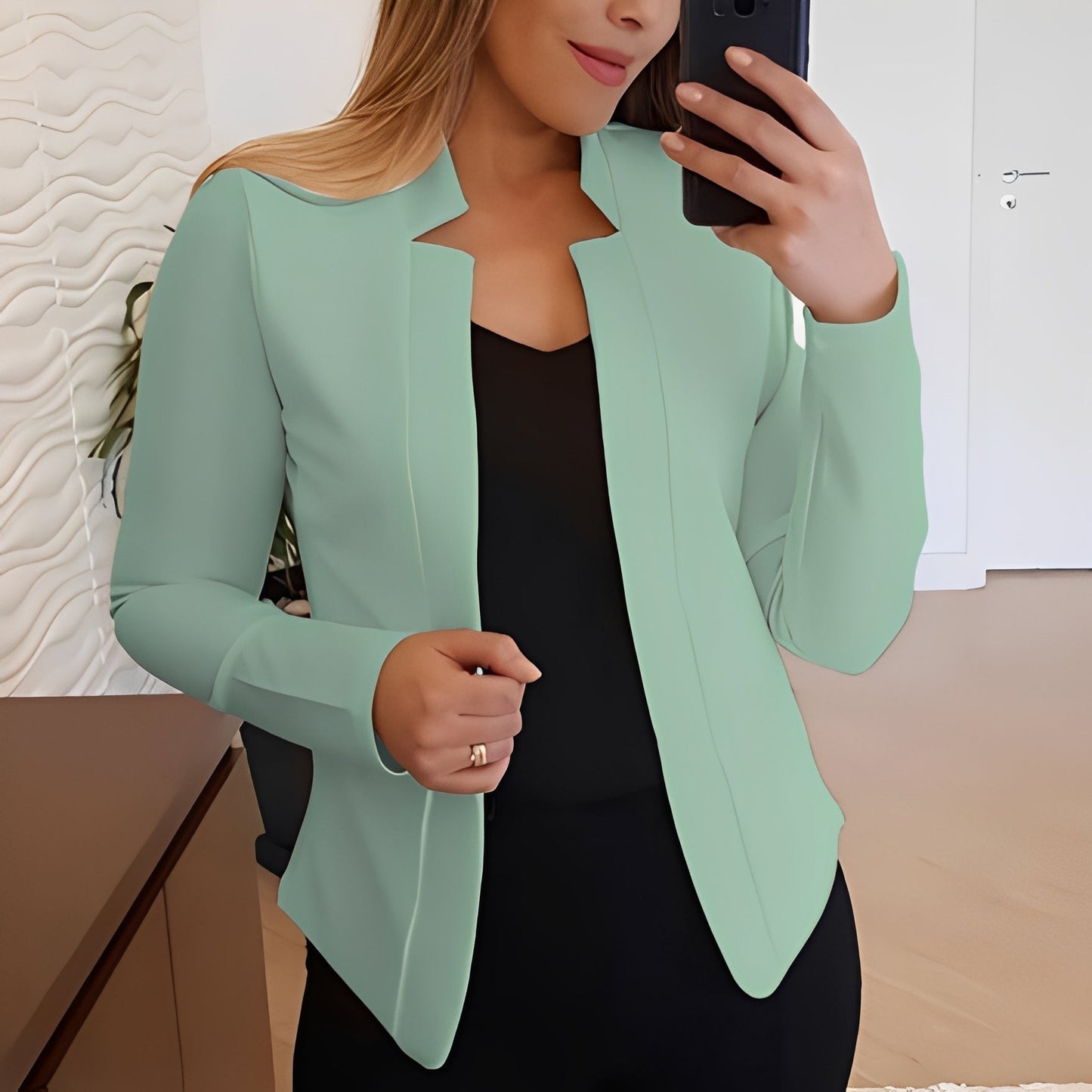 Marsha - Blazer élégant avec col à revers pour femmes