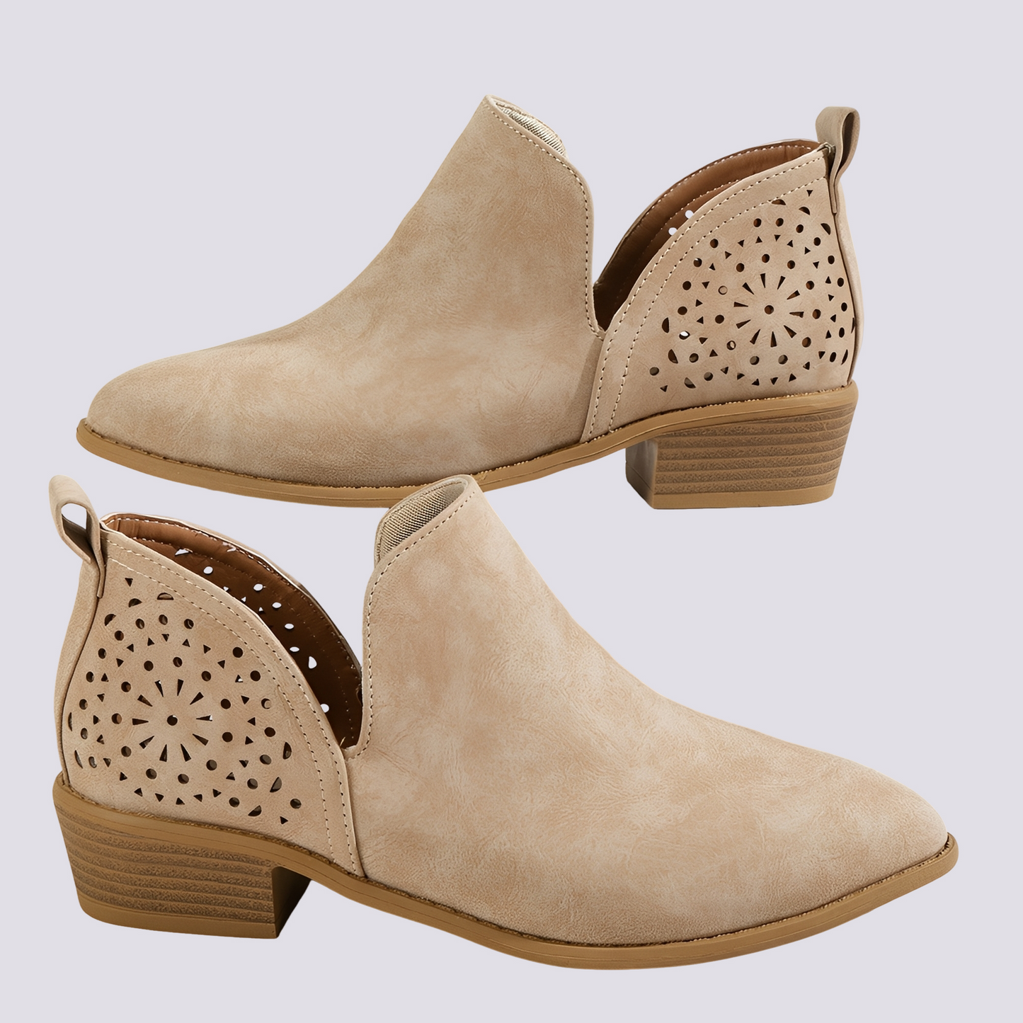 Megan - Elegant vintage leather shoes for women