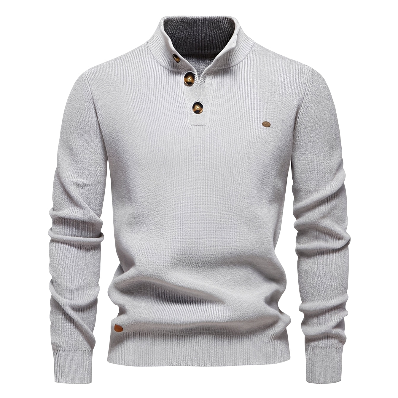 Royston - Pull relax avec zip quart pour hommes