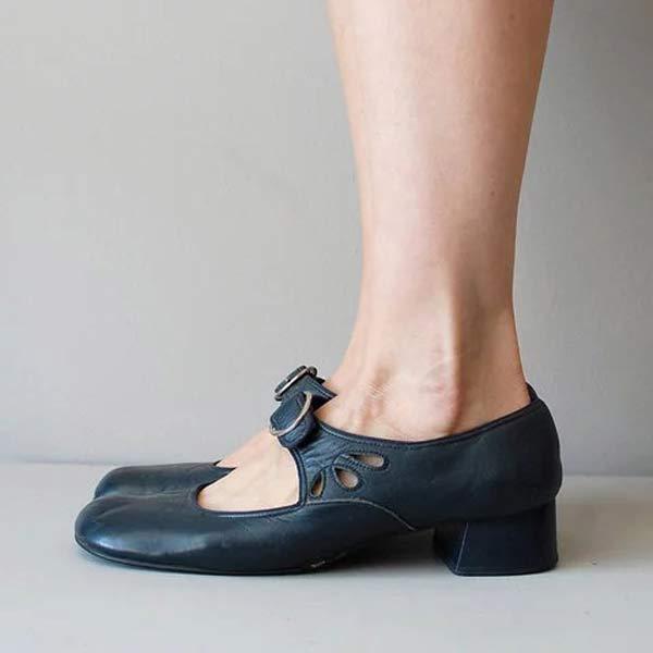 Beatrice - Sandales compensées avec boucle ajustable