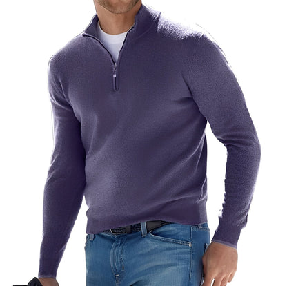 Rufus - Blouson décontracté avec zip et col montant pour hommes