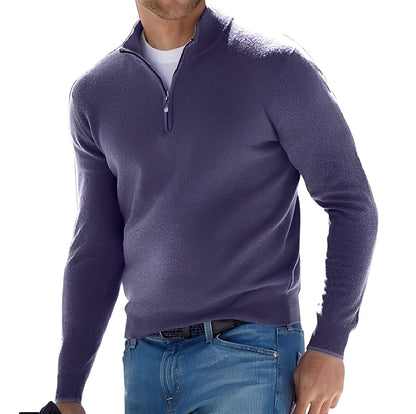 Kennith - Sweat décontracté avec zip pour hommes