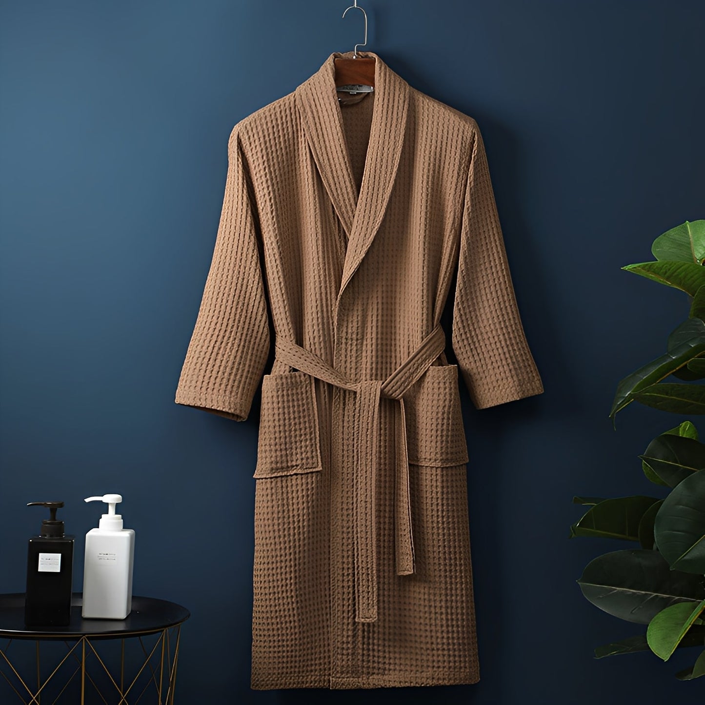 Dunstan - Robe de chambre en coton détendu pour hommes