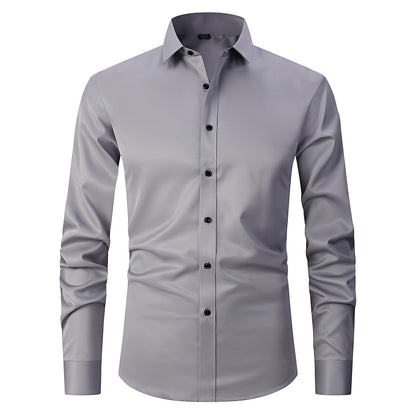 Elton - Chemise homme ajustée et extensible