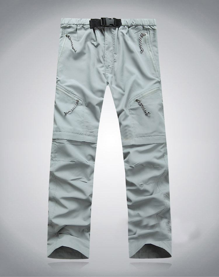 Derryl - Pantalon pratique élastique Zip-Off pour hommes
