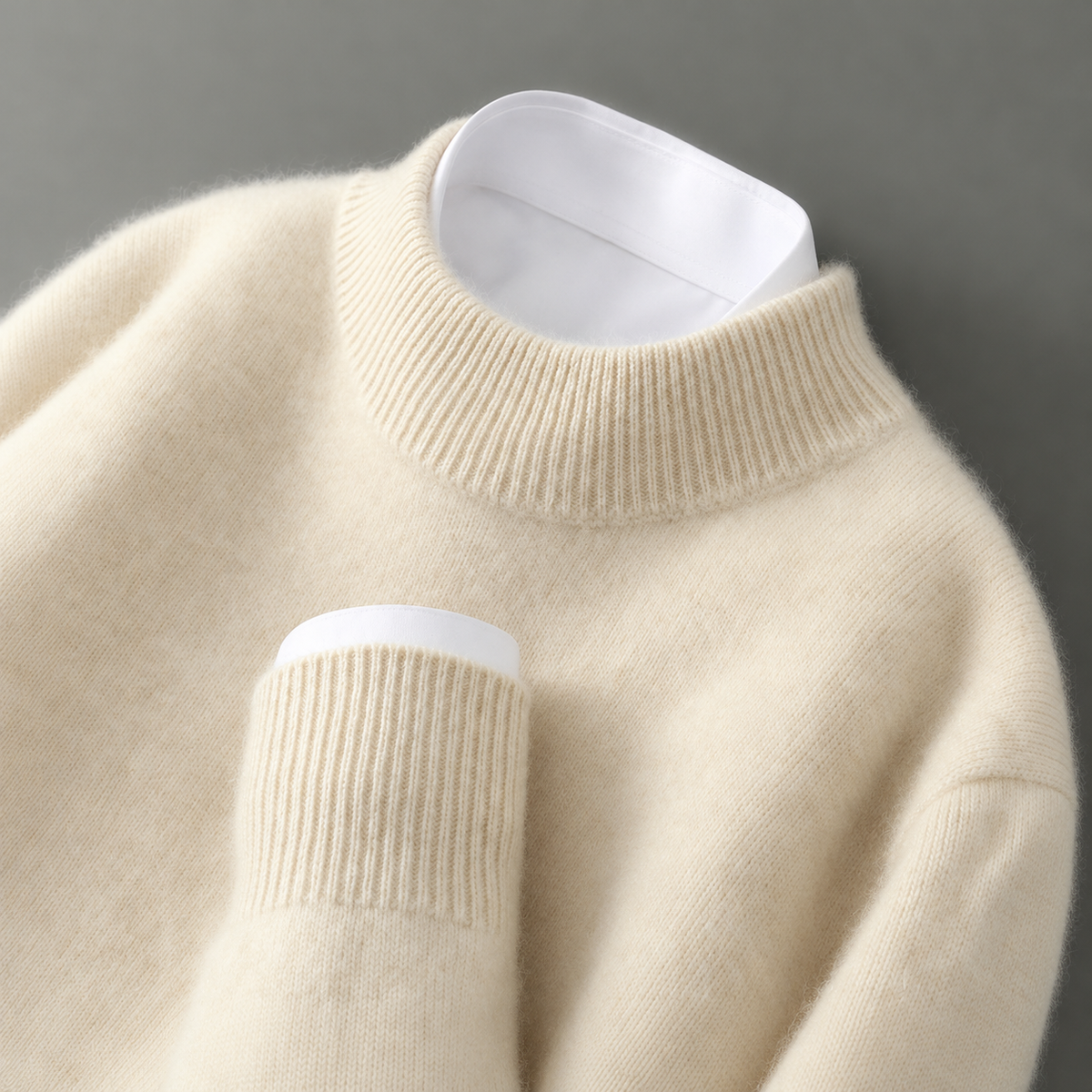 Wayne - Pull rétro épais pour hommes