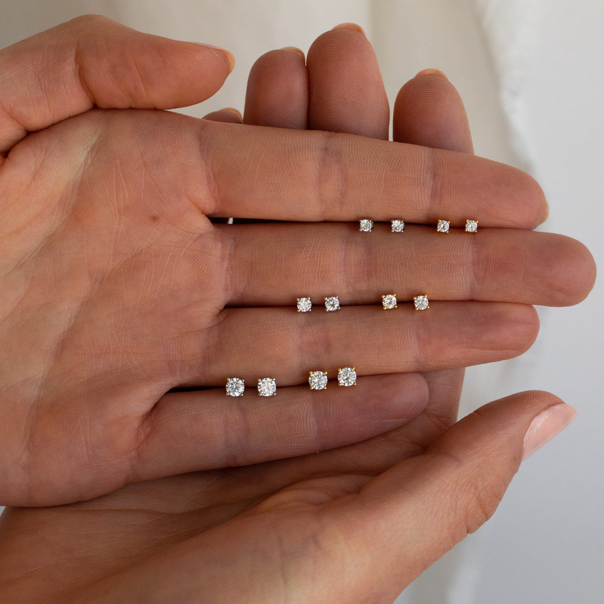 Booker – Ensemble de boucles d'oreilles en diamant