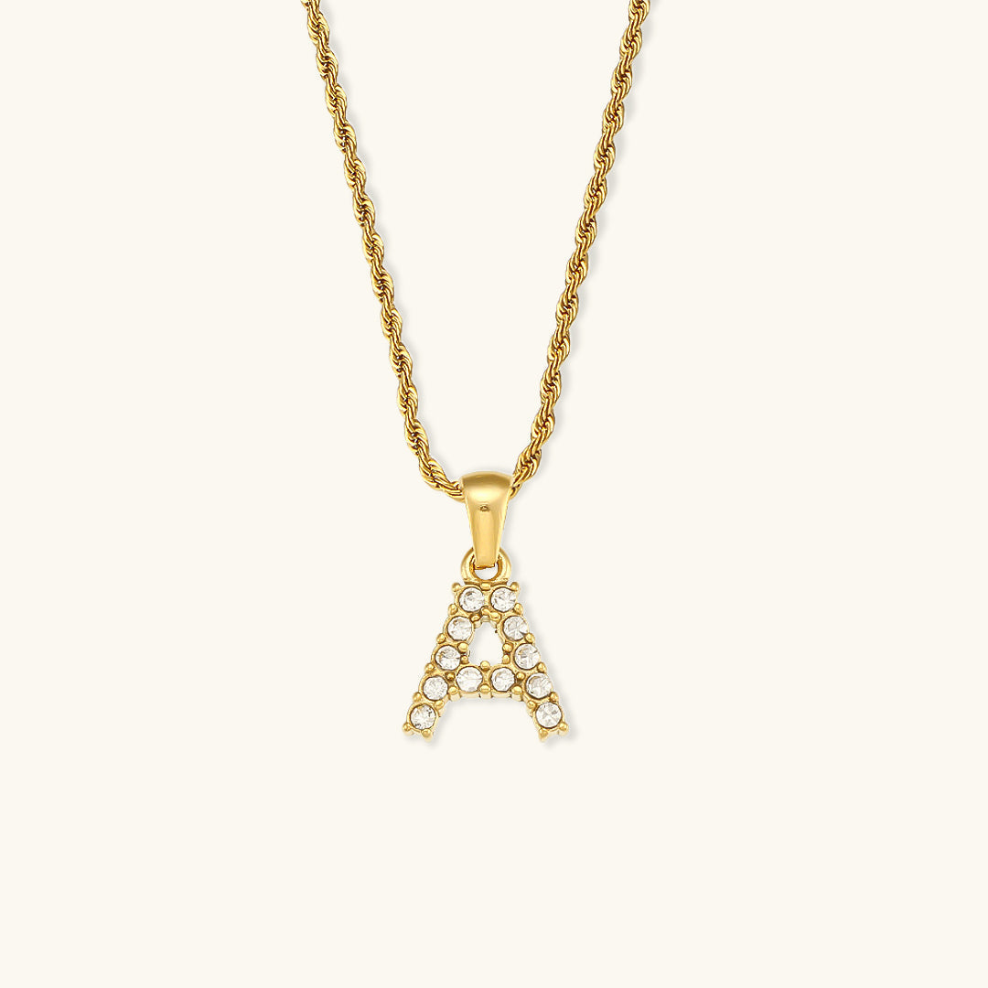 Maeve - Collier de diamants avec initiales