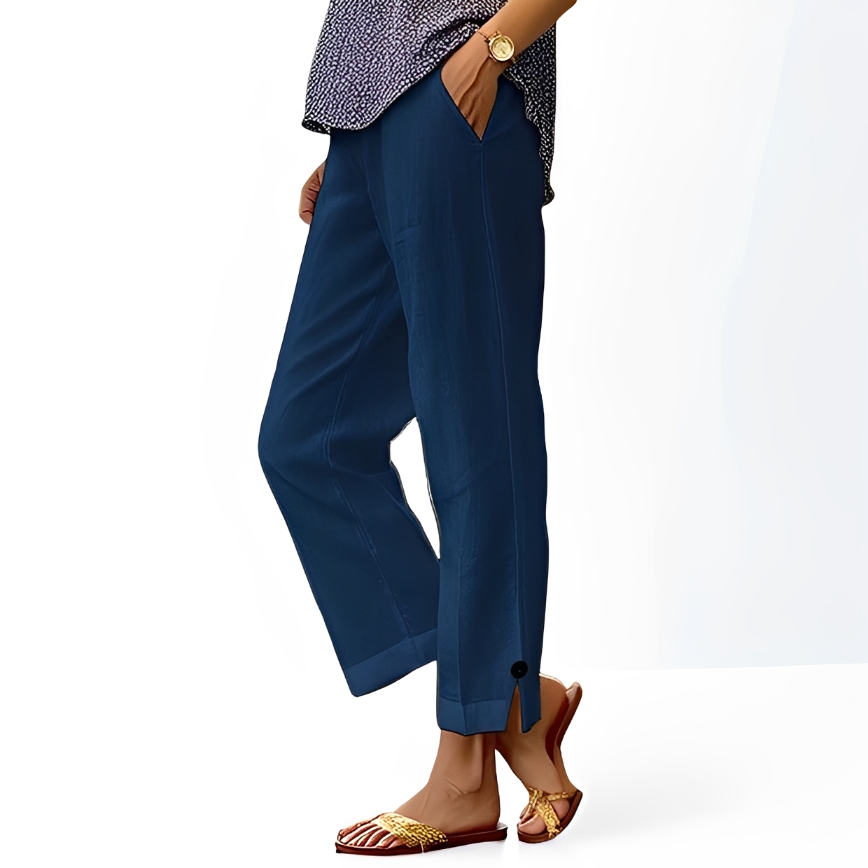 Kassia - Pantalon à coupe décontractée
