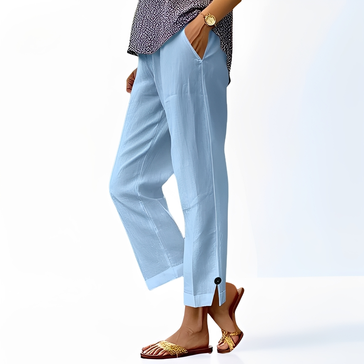 Kassia - Pantalon à coupe décontractée