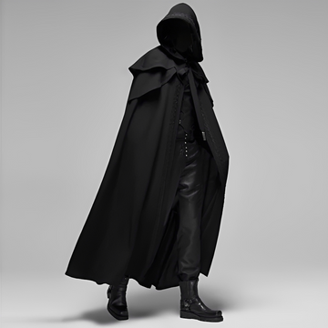 Lucien - Manteau gothique élégant avec capuche