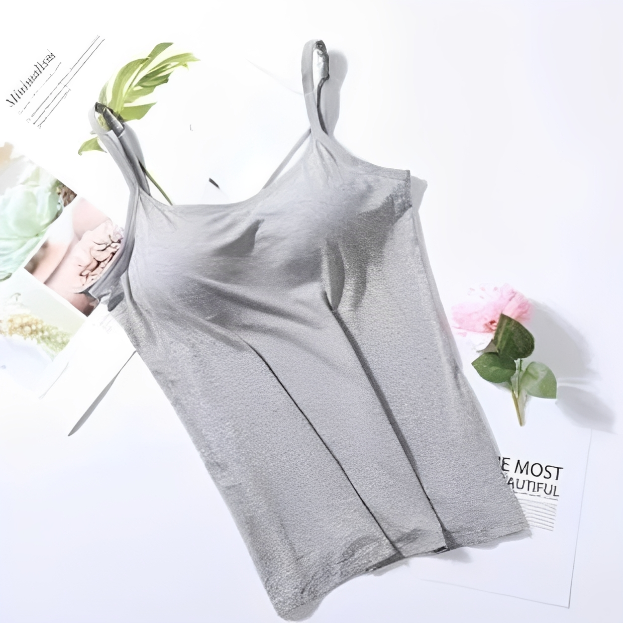 Selena - Top élégant avec soutien-gorge intégré