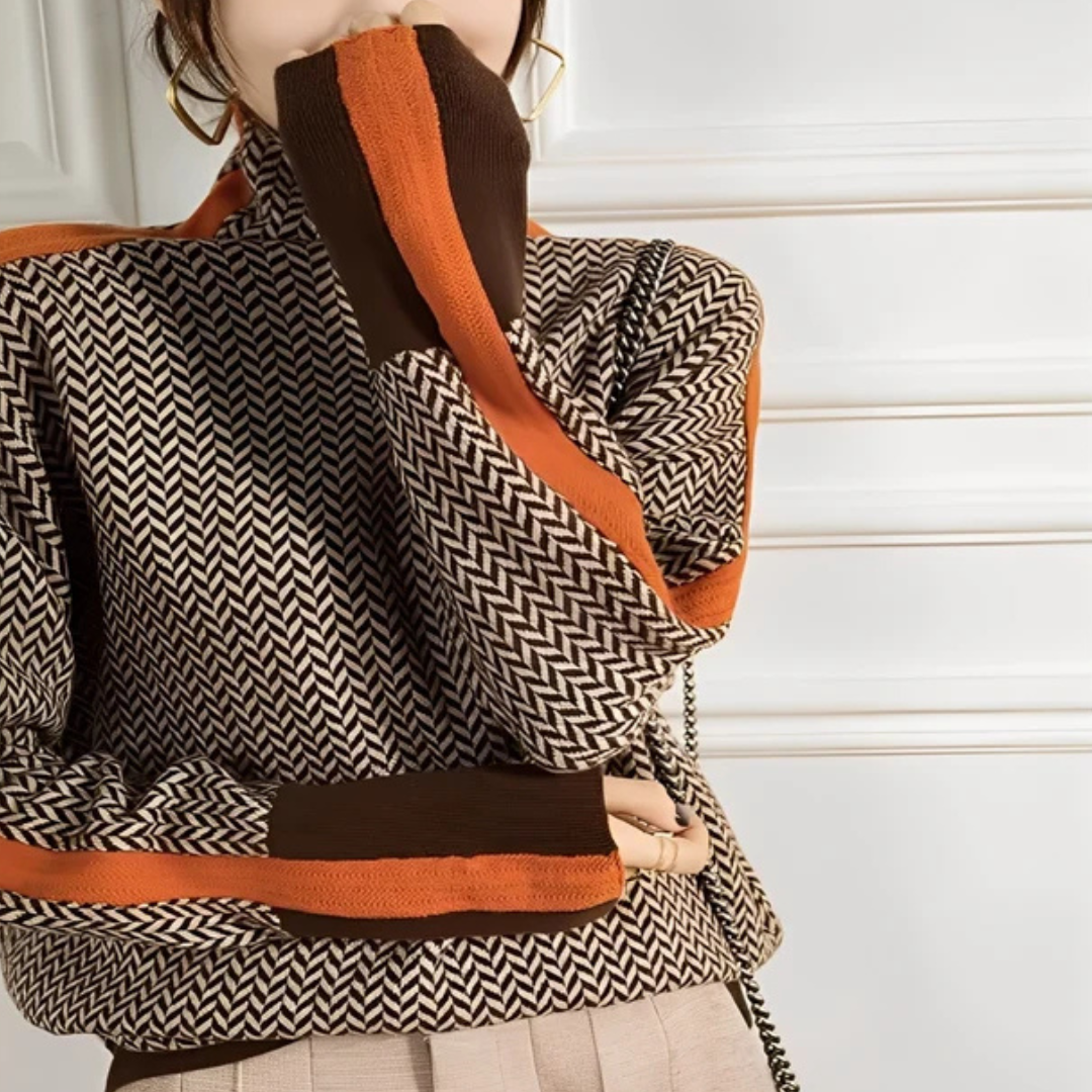Anita - Pull à col roulé élégant et chic