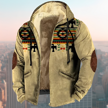 Laszlo - Veste à capuche style vintage