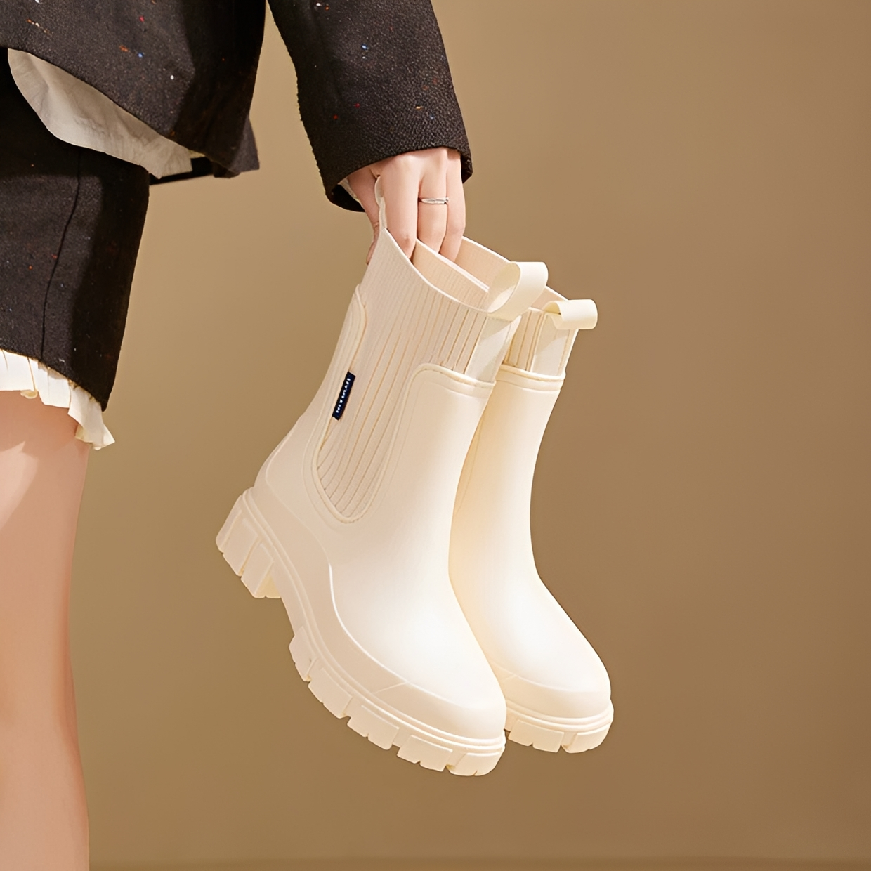 Claire - Bottes de pluie confortables et imperméables