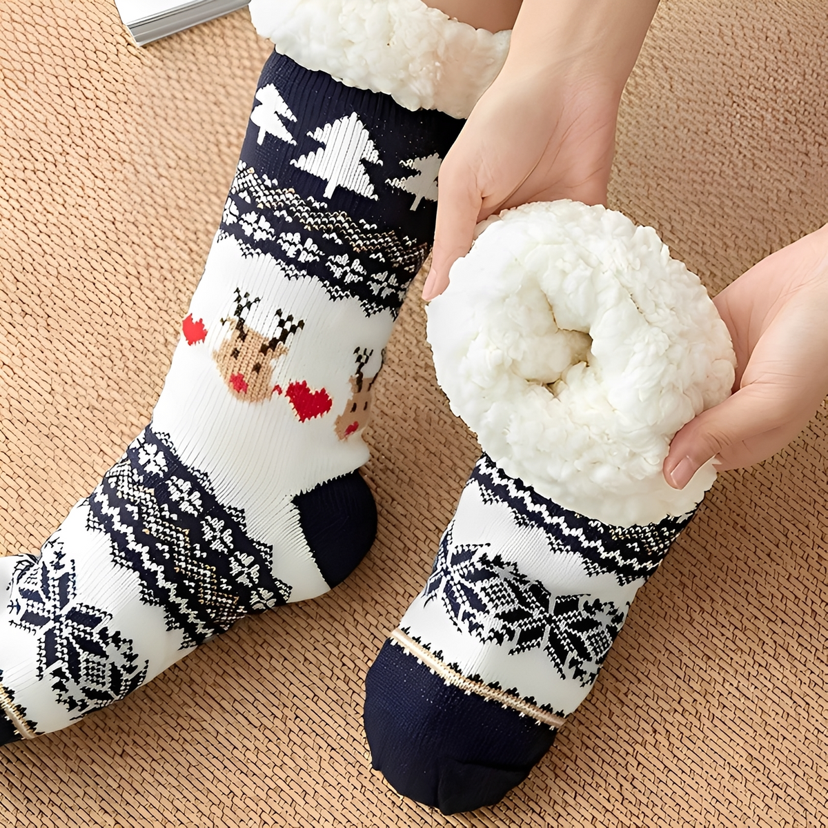 Kassia - Chaussettes stylées et chaudes