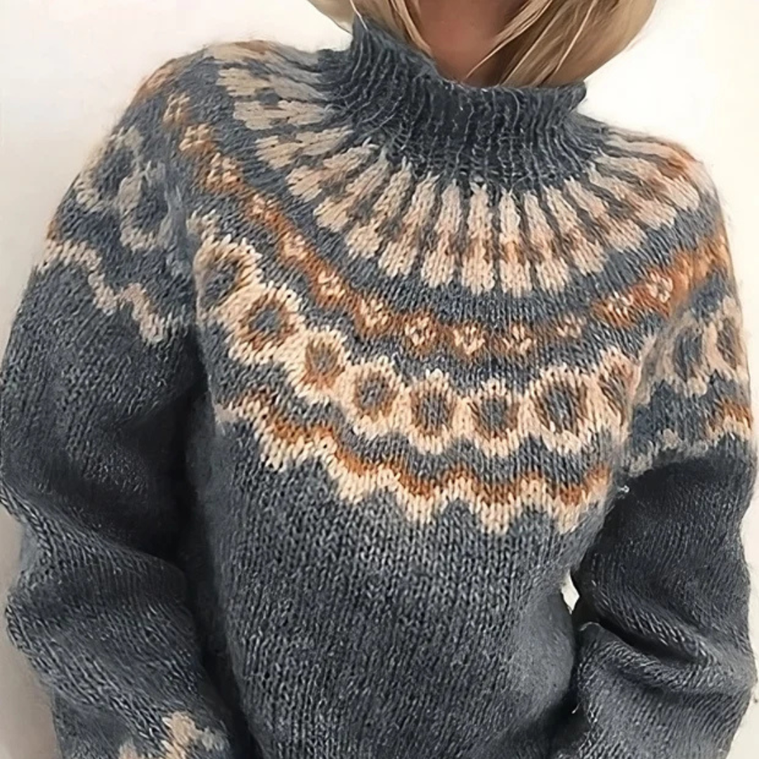 Oona - Pull à col roulé élégant et chaud