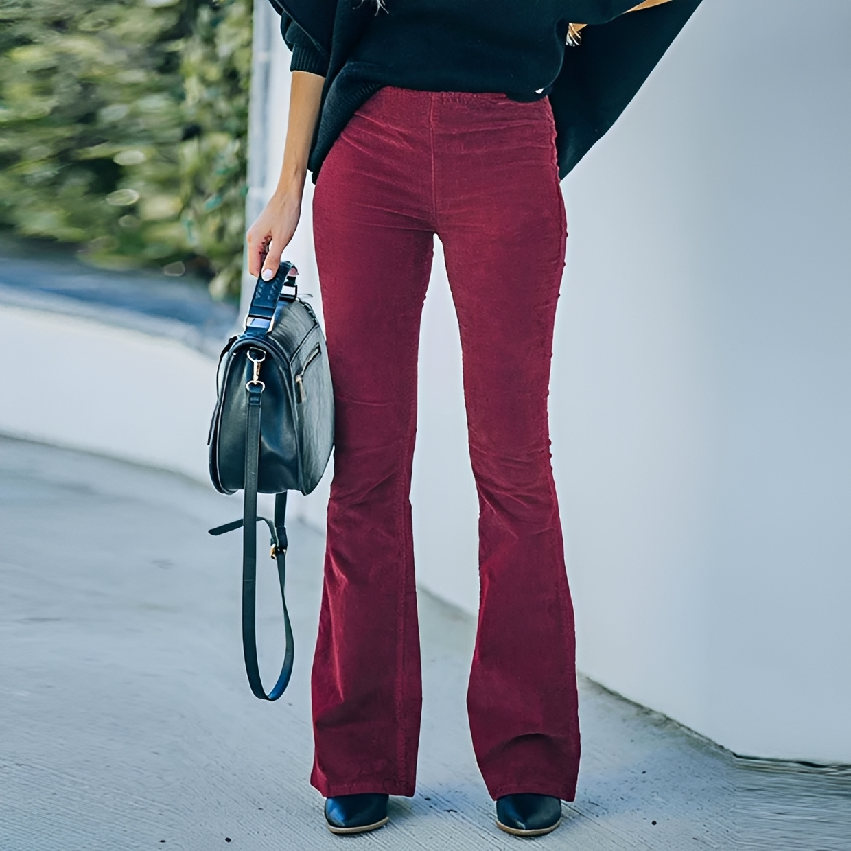 Walker - Pantalon stylé à jambes larges