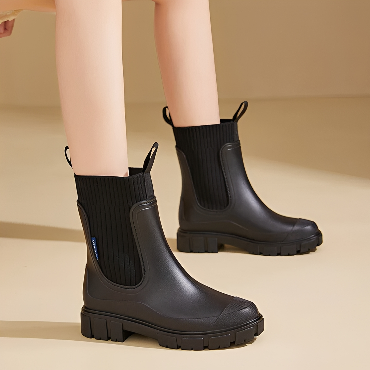 Claire - Bottes de pluie confortables et imperméables