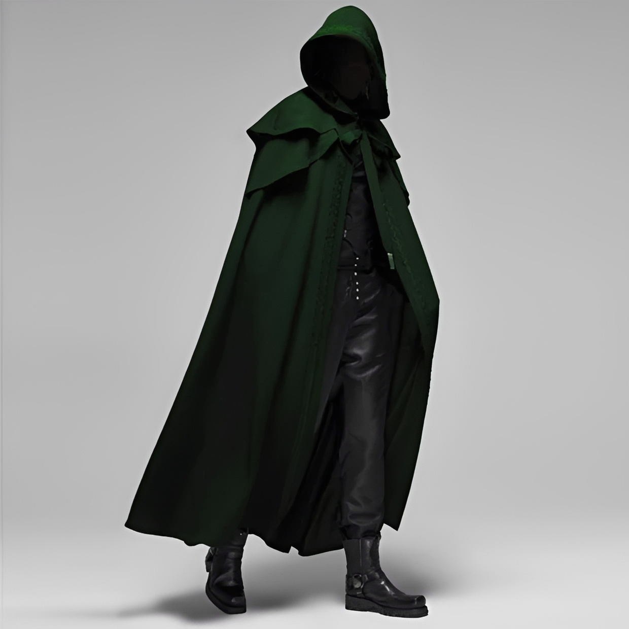 Lucien - Manteau gothique élégant avec capuche