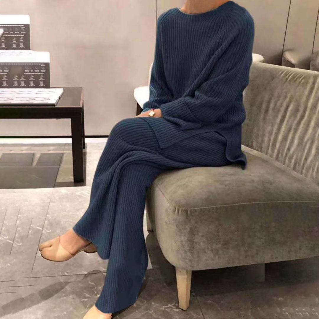 Samantha - Ensemble élégant de pull et pantalon