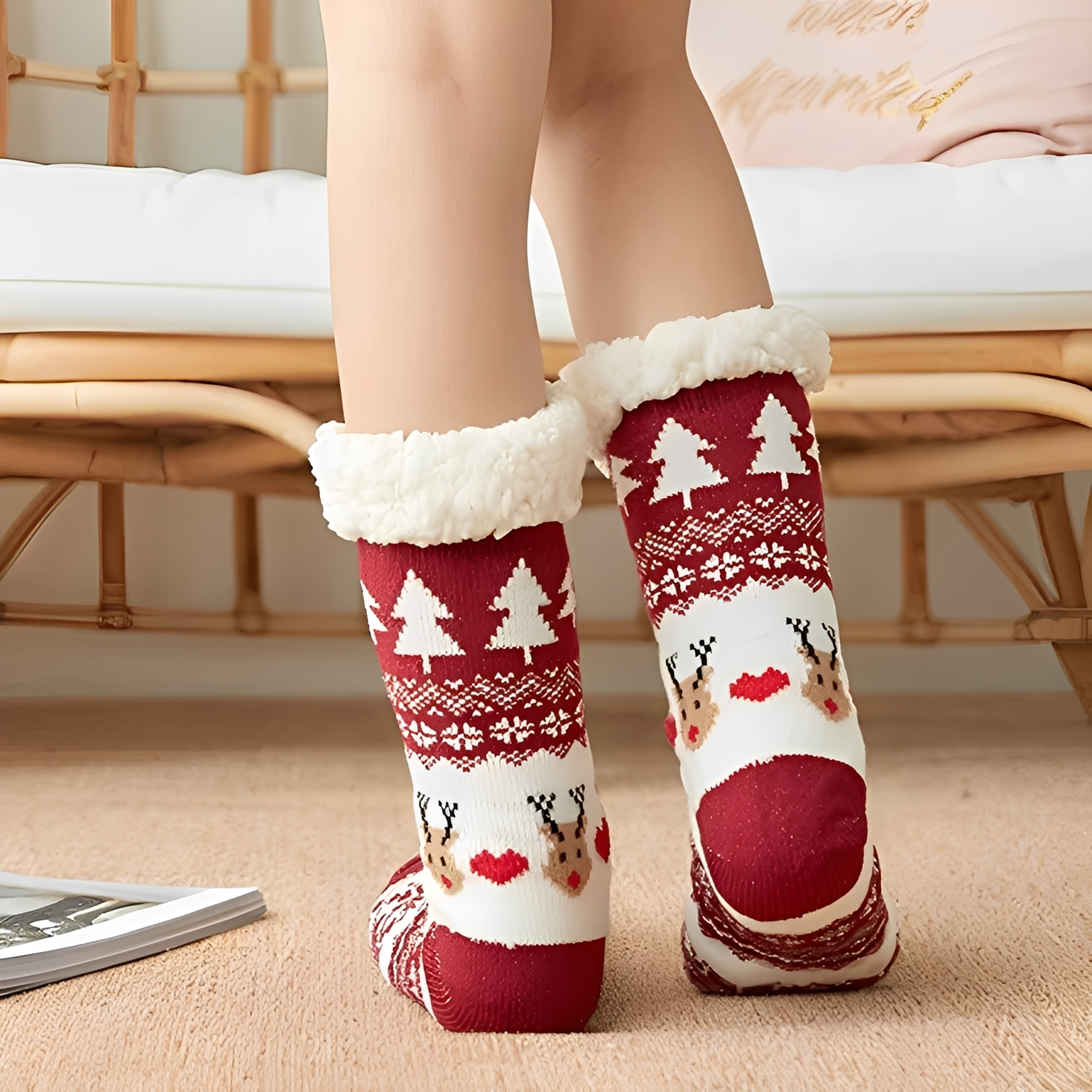 Kassia - Chaussettes stylées et chaudes