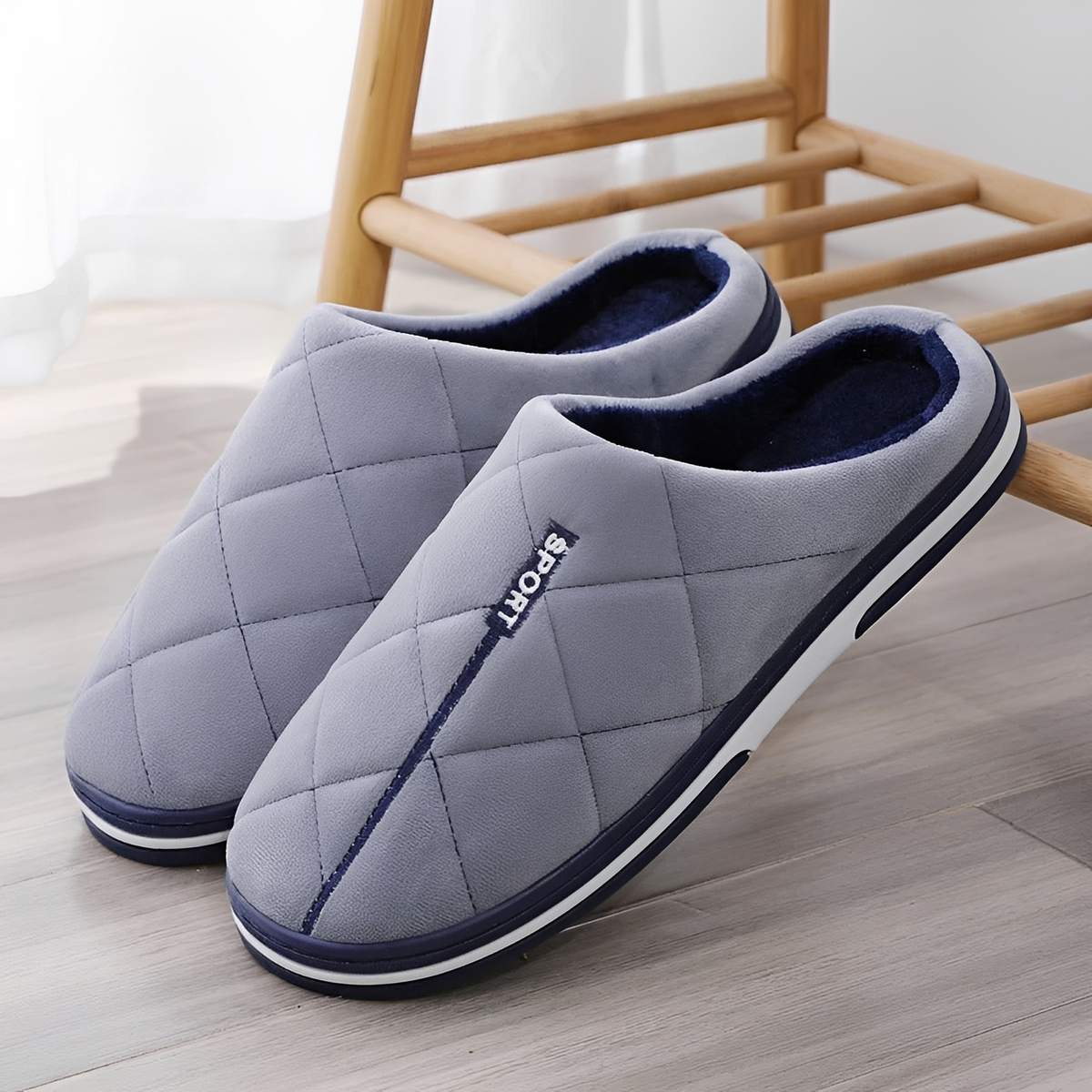 Darnell - Chaussons confortables et chauds