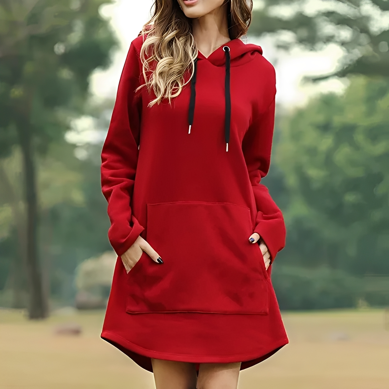 Juris - Mini-robe élégante avec capuche