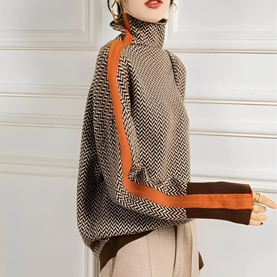 Anita - Pull à col roulé élégant et chic