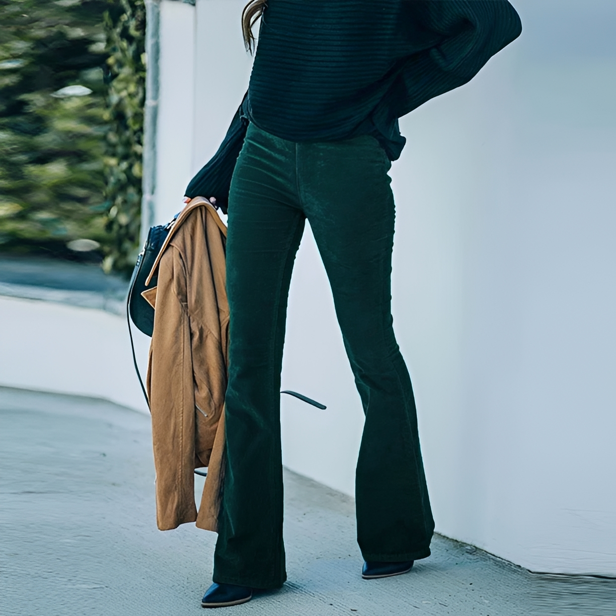 Walker - Pantalon stylé à jambes larges
